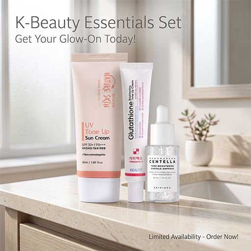 Korean 3-Step Brightening Glow Combo .   SKU: Ksbg-COMBO